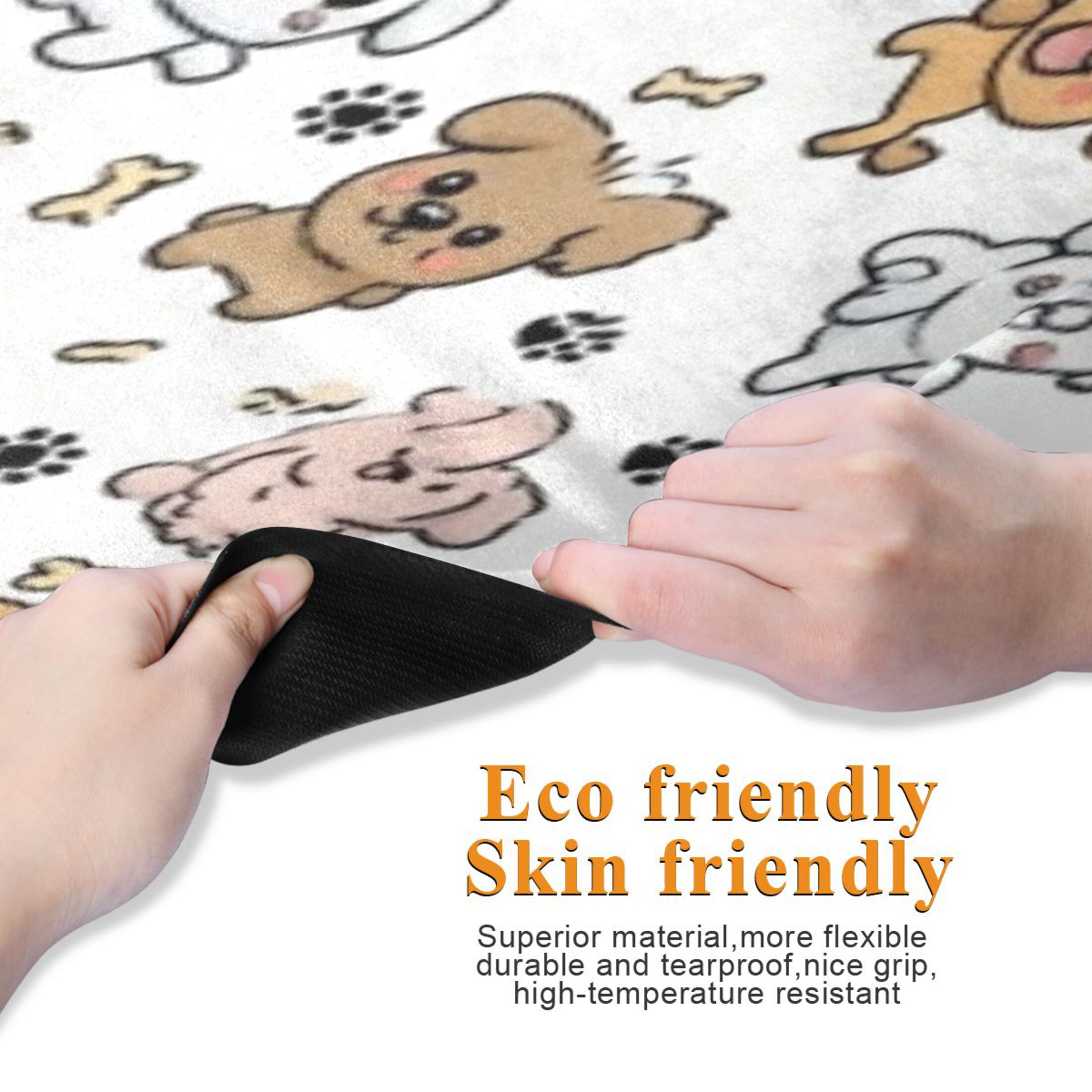 BZSMCE Yoga Mat Women Fitness Mat Puppy Pattern Pattern