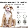 thumbnail image 4 of Placa Inteligente para Perros con Código QR, Perfil de Mascota en Línea y Alerta de Ubicación – Placa Personalizada de Acero Inoxidable con Nombre de Gato, 4 of 8