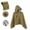 Green, variant on Hooded USB Heated Shawl Wrap, Wearable Heating Blanket Poncho with Hood, 3 Heat Settings Zip Front Warm Cape for Women Winter Home Office