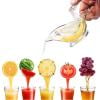 Gnmfd Manual Lemon Squeezer Portable Handheld Juicer, Compact Plastic Fruit Press For Lemon Orange Grapefruit, Efficient Citrus Extractor For Fresh Juice Home Kitchen Travel Camping Use