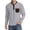 H684 Light Gray, variant on Curuila Mens Tshirts With Pocket Long Sleeve Solid Color Crew Neck Button Down Pullover For Men Autumn Winter Fashion Tops Black Size L