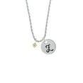 thumbnail image 2 of Delight Jewelry Goldtone Mini March - Hot Blue Crystal Heart Silvertone Script Initial Disc - Z - Charm Necklace, 20"+3", 2 of 4