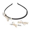 thumbnail image 1 of Hair Band Clip Set, Beautiful Practical Elegant Retro Perfect Suit Hand Made Alloy Pearl Pearl Hair Band Hairpin Set For Gifts For Hair Decoration ANGGREK Otros, 1 of 8