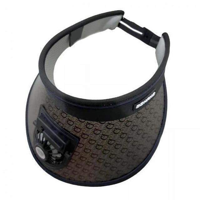 Sombrero con visera solar y ventilador de Enfriamiento Strade Fareast Limited negro
