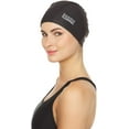 Beemo Latex Lycra Swim Cap for Long or Short Hair Stretchable Head