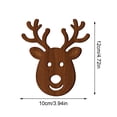 thumbnail image 3 of LED Christmas Wall Decor Light, 7Pcs Reindeer Shape Wooden LED Wall Decoration For Festive Display, 3 of 5