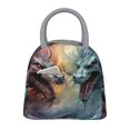 thumbnail image 1 of Balery White And Red Storm Dragon Bolsa de Almuerzo para Mujeres, Caja de Almuerzo, Bolsa de Almuerzo Pequeña Impermeable, Tote de Almuerzo Reutilizable con Gran Capacidad, 1 of 6