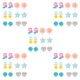 thumbnail image 1 of Aretes de Clip para Niñas Minnieouse 6 Pairs Geometric Type2, 1 of 3