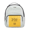 thumbnail image 1 of Mini Backpack The Power Of Love Azul Wilys Mochila Diseño De La Tela Liso, 1 of 3