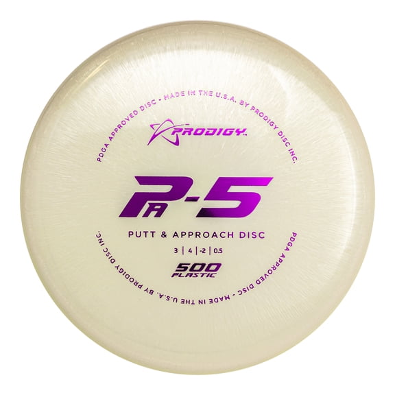Prodigy Disc 500 PA-5 | Understable Disc Golf Putter | Great for Turnovers & Hyzer Flip Shots | Premium Throwing Putter 500 Plastic | Great Beginner Disc Golf Putter | Colors May Vary (175-177g)