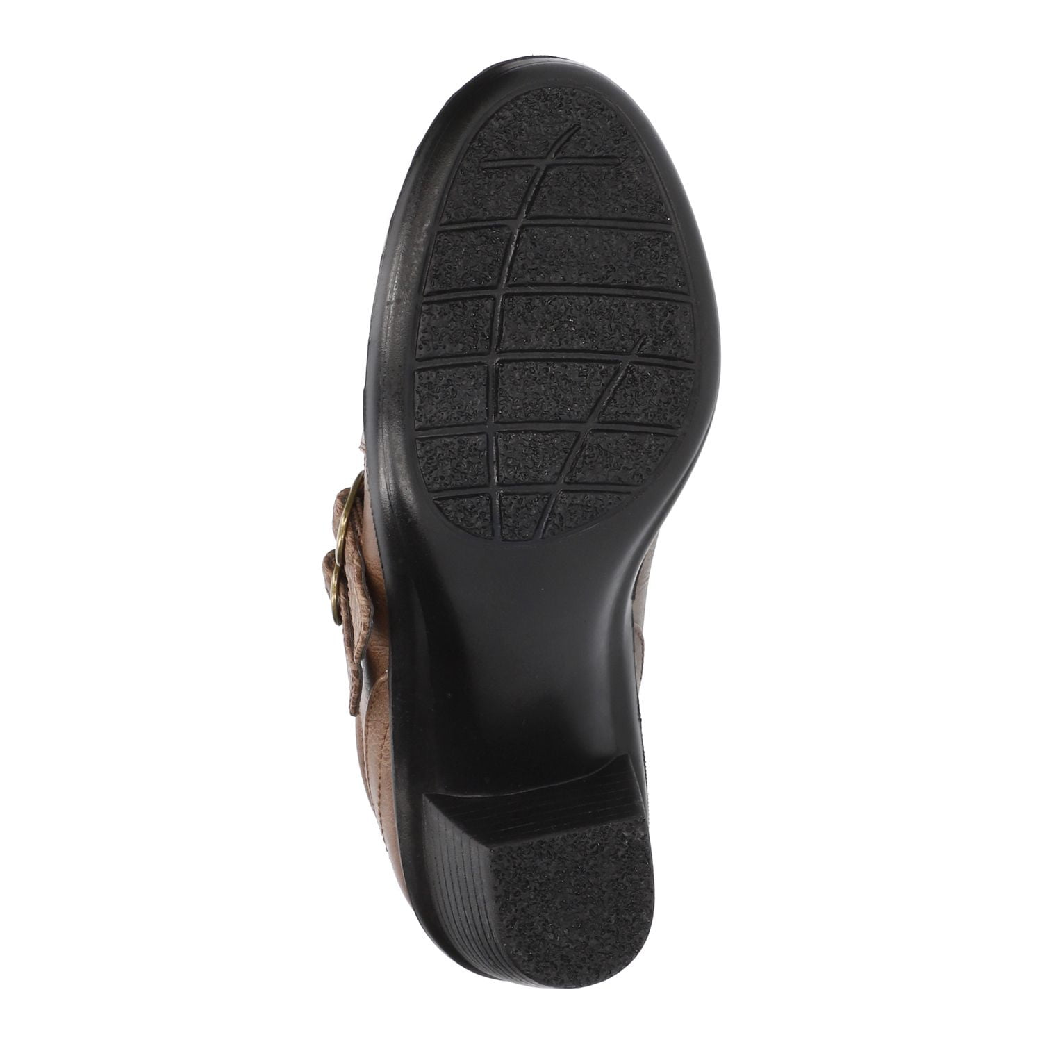 EASY STREET Womens Navy Snake Embossed Buckled Straps Cushioned