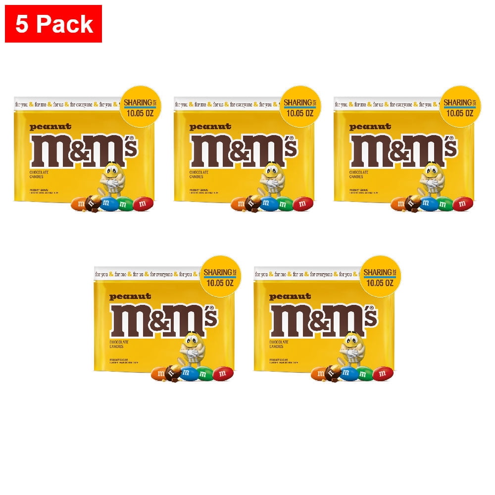 M&M's 金色3．2g 公式コレクション M&M'S, Milk Chocolate Candy, 62 oz Jar, Pack of 3, Resealable