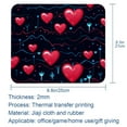 thumbnail image 5 of Valentine's Day Printed Gaming Mousepad Desk Mat, Non-Slip Rubber Bottom Mouse Mat 8.3x9.8 Inch - Suitable for Office and Gaming, 5 of 6