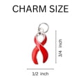 thumbnail image 2 of Red Ribbon Split Style Key Chains, 2 of 2