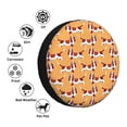 thumbnail image 4 of Sikiie Dachshund Dog Puppy PVC Leather Spare Tire Wheel Cover Spare Tire Cover, for Car Truck SUV Camper Trailer Universal Fit(14-17in)-14 inch, 4 of 6
