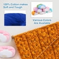 thumbnail image 3 of Uxcell Hilo 100% Algodón 2 Pcs 3.53oz Por Madeja 137yards Azul Profundo, 3 of 6