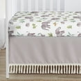 thumbnail image 4 of Watercolor Elephants 4 Piece Brushed Microfiber and Cotton Crib Bedding Set Boy or Girl Gender Neutral Unisex by Sweet Jojo Designs, 4 of 6