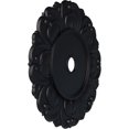 thumbnail image 3 of 32 1/4"OD x 3 5/8"ID x 1 1/8"P Angel Ceiling Medallion (Fits Canopies up to 15 3/4"), Hand-Painted Steel Gray, 3 of 7