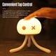 thumbnail image 4 of Cute Jellyfish Baby Night Light Regulable Lámpara de noche para bebés Silicona Luces nocturnas MABOTO Negro, 4 of 7