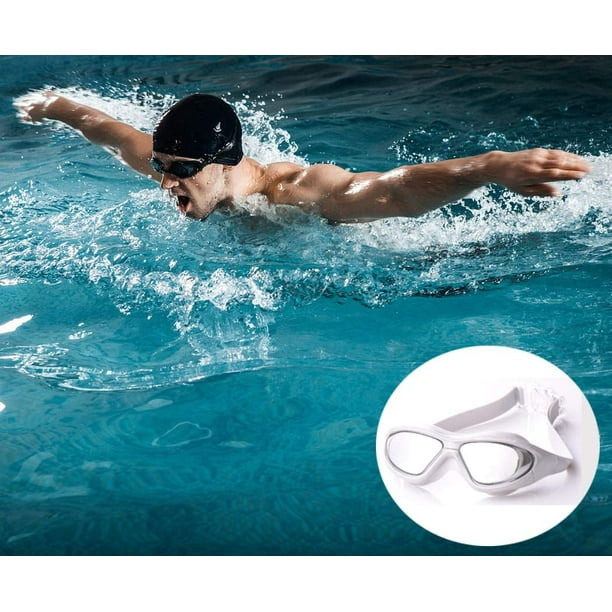 Lunettes de natation réglables, lunettes de protection UV pour club de  surf, lunettes de natation pour adultes, femmes, hommes, jeunes 