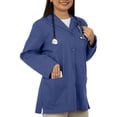 thumbnail image 4 of Panda Uniform by HeedFit Women’s 32" Colored Lab Coat – Custom Fit Medical Lab Coat, Multi-Color 3XL Navy, 4 of 8