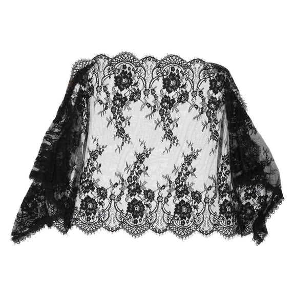 LICEWO Latin Mass Veil Exquisite Floral Lace Mantilla Shawl Scarf for Head Covering Women Church Veils for Catholic Chapels