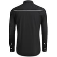thumbnail image 3 of COOFANDY Cowboy Shirts for Men Long Sleeve Western Shirt Embroidered Button Up Shirts, 3 of 6
