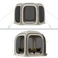 thumbnail image 3 of ModFusion 10" X 10" Person Instant Pop-Up Screen House Tent - Portable, Waterproof, Perfect for Luxe Camping, 3 of 11
