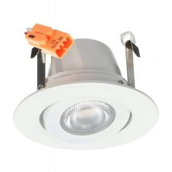 Nicor Lighting DLG2-10-120-3K-NK 2 in. LED Gimbal Downlight, Nickel - 3000K