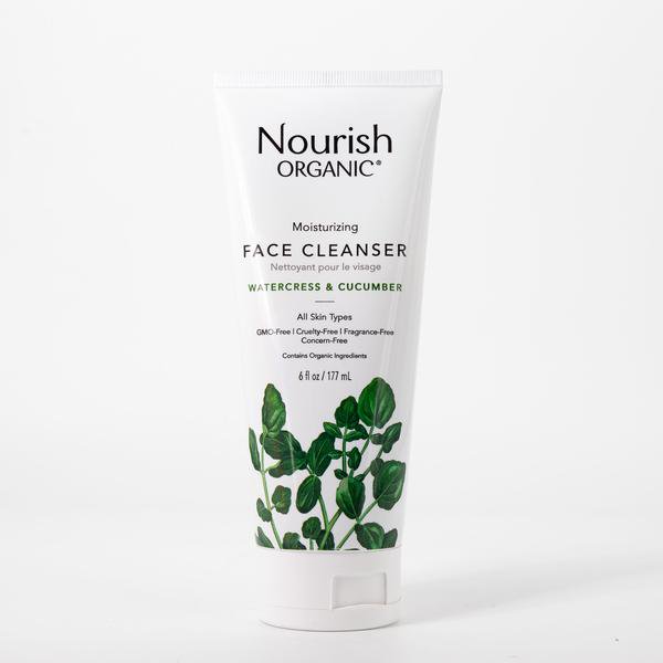 Nourish Organic Moisturizing Face Cleanser Watercress & Cucumber 6 fl oz