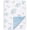 Blue, variant on BOPRIO Baby Blankets for Unisex Boys Girls Super Soft Nursery Minky Blankets with Breathable Muslin Cotton Front and 3D Touch Dotted Fleece Backing, Floral Printed Bed Throws Newborn 30 x 40 Inch