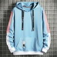 thumbnail image 4 of sususu Mens Hoodies Pullover Graphic Hoodies And Sweatshirts For Comfort And Style For Casual Outings And Active,BU2,XXXL, 4 of 5