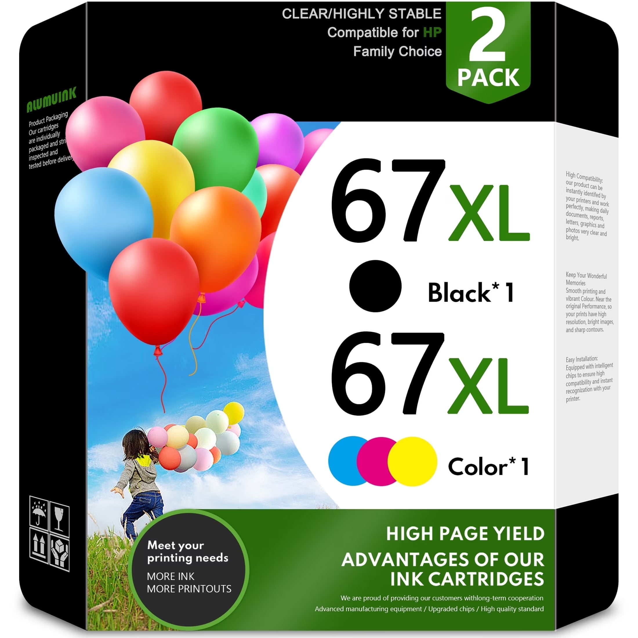 HP 74 Black Original Ink Cartridge, Laser Quality Printing, Up to