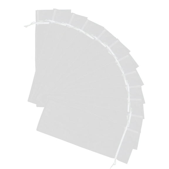 ifundom 12Pcs Reusable White Wine Bag Drawstring Bags for Elegant Packaging and Storage