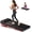 Black Without Handlebar, variant on UMAY 14% Incline Under Desk Walking Pad, 3.0 HP Portable Treadmill for Home, 265 lbs Capacity with Remote Control