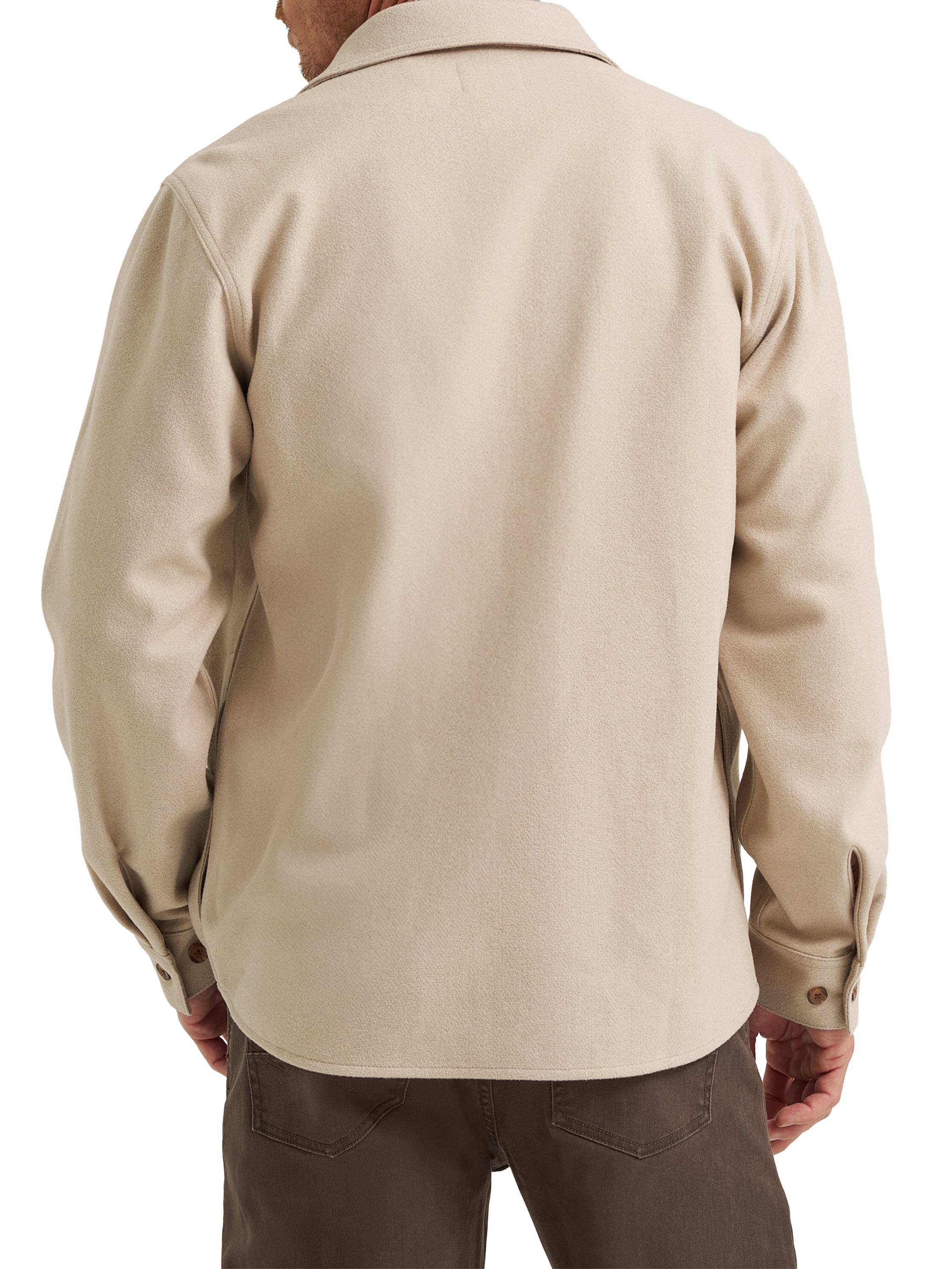Wrangler® Men's Fleece Shirt Jacket, S-3XL