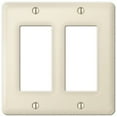 thumbnail image 2 of Ceramic White 2 Rocker Gfi American Tack Standard Receptacle Plates 3020RRW, 2 of 3