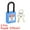 Blue, variant on Unique Bargains 1.5" Lockout Tagout Locks Keyed Different Padlock Nylon White 2pcs