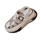 thumbnail image 5 of Sandalias de mujer Verano Slip on Sandalias planas Suela resistente Antideslizante PU Sandalias de tiras de cuero para vacaciones Caminar Compras, 5 of 9