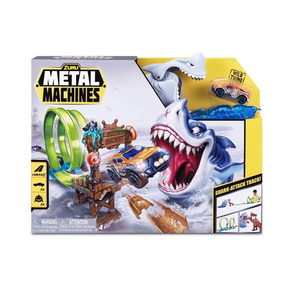 Play set Metal machines de vehículos tiburón