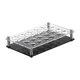 thumbnail image 4 of Bandeja para vasos de vidrio Estante para tazas de cóctel Soporte para encimera Taza de café Estante para tazas de agua Agujeros redondos Soporte para , 24 hoyos negro, 4 of 8