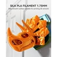 thumbnail image 3 of Filamento para impresora 3D SUNLU Shiny Silk PLA, 1,75 mm, plata, 1 kg, 3 of 9