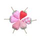 thumbnail image 5 of 6x figuritas de fresas, decoración de bandeja, adornos de frutas de tela, miniaturas decorativas de fresas artificiales, centro de mesa, 5 of 9