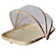 thumbnail image 5 of 2 cubiertas de bambú y malla para alimentos, tipo cúpula, para servir comida, para picnic o barbacoa. Rectángulo_L, 5 of 6