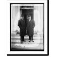 thumbnail image 2 of Historic Framed Print, Sir Esme Howard with J.A.M. Eler, Commissioner for Australia at W.H. [i.e. White House,, 17-7/8" x 21-7/8", 2 of 9
