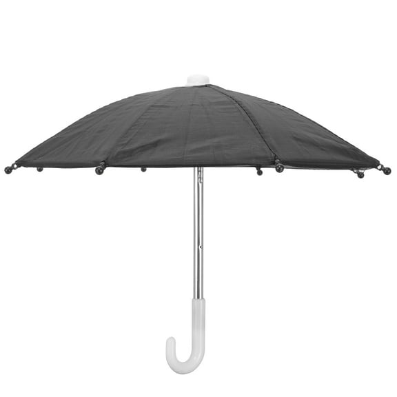 hongheyi 1 Set Outside Phone Sun Shade DIY Art Craft Umbrella Mobile Phone Small Umbrellas