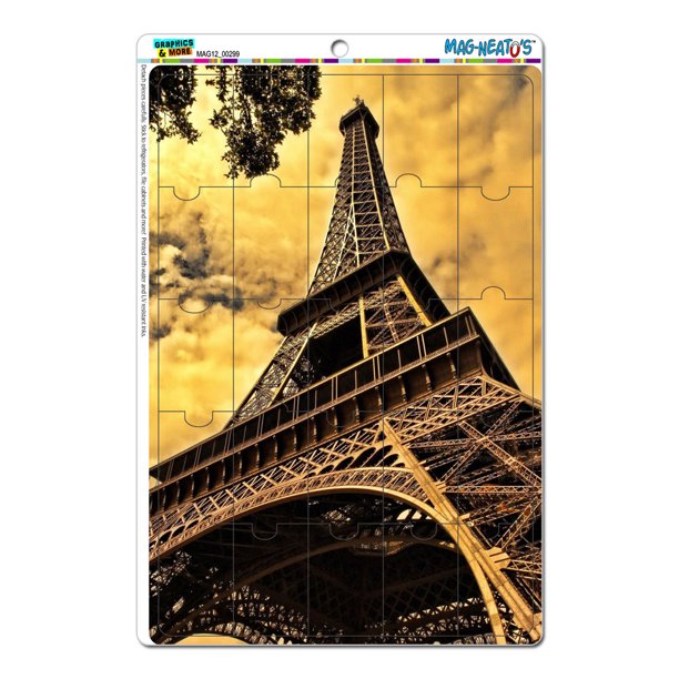 Eiffel Tower Paris Vintage MAGNEATO'S(TM) Puzzle
