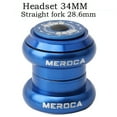 thumbnail image 4 of Mountain Road Bike 34-34mm Headsets 1-1/8\" Threadless Double Bearing Silver, 4 of 8