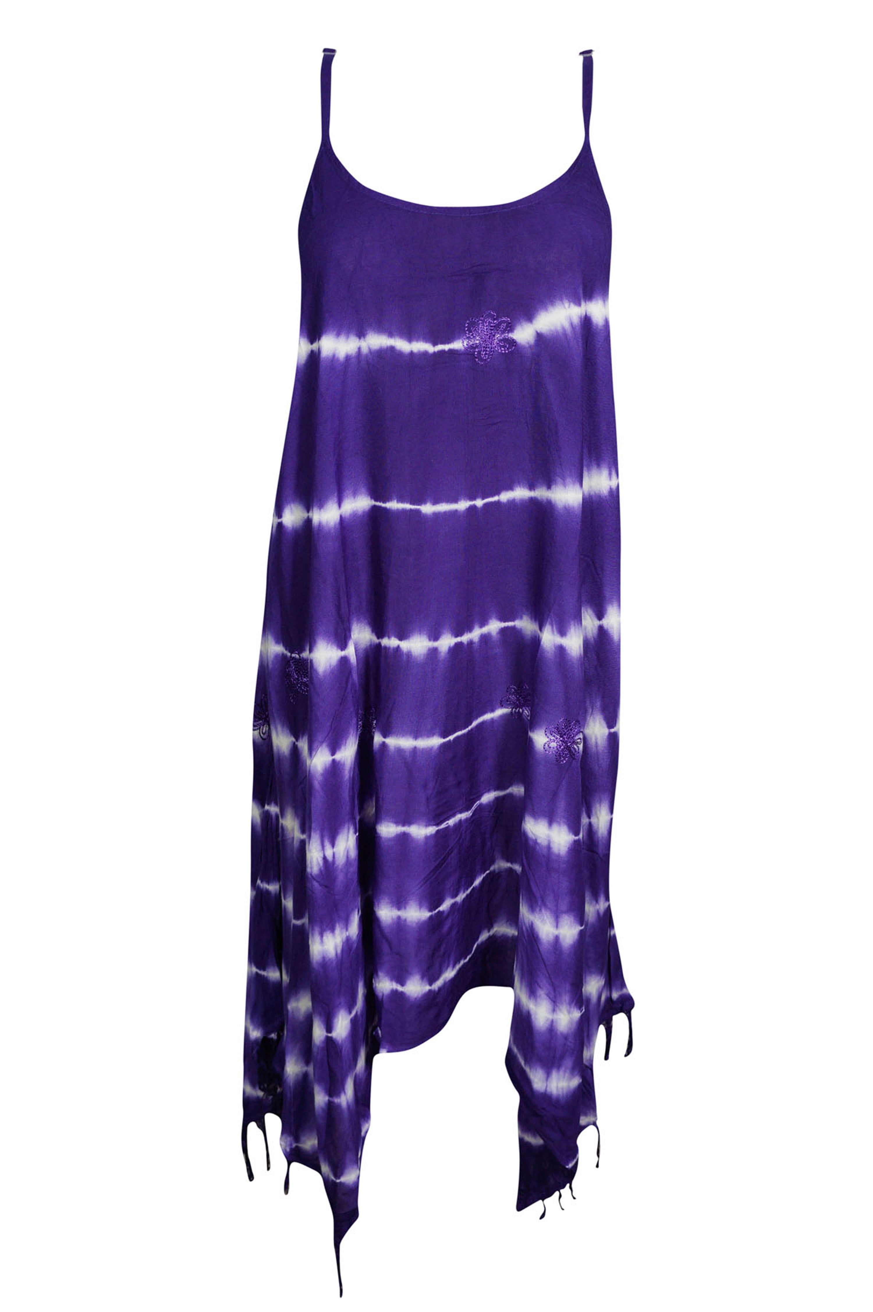 tie dye spaghetti strap dress