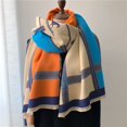 thumbnail image 4 of Bufanda de Cachemira cálida para mujer, pañuelo de cuello de diseño, Pashmina para la cabeza, Poncho, pañuelo de Echarpe, moda de invierno, 4 of 4